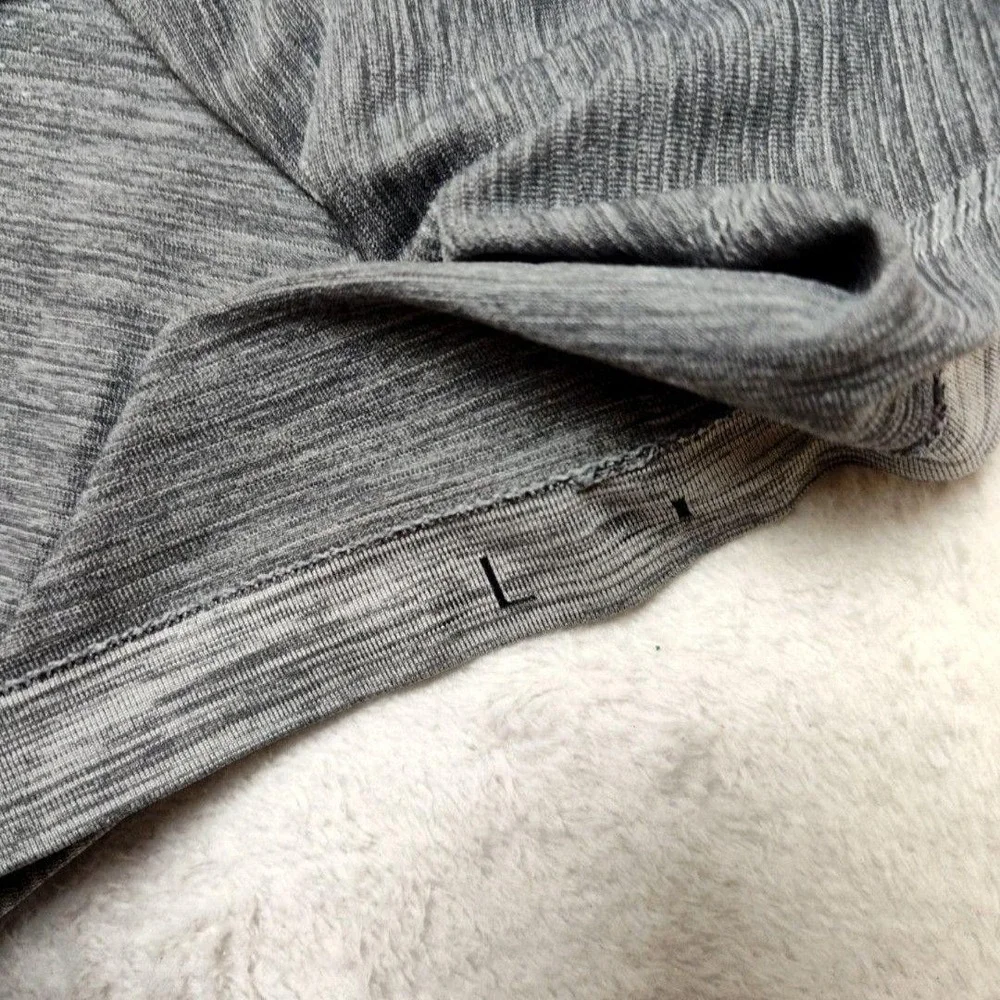 Lululemon Pullover Womens‎ Large Gray Swiftly Tech Quarter Zip Long Sleeve Golf